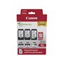 Pack Tinteiros Canon 545XLx2/546XL Preto/Cor+Papel 8286B015