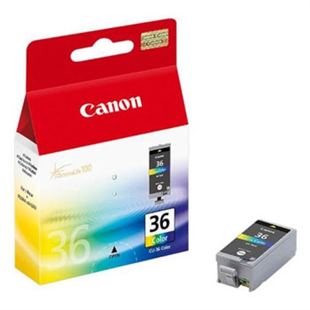 Tinteiro Canon 36 Cor 1511B001 12ml 250 Pág.