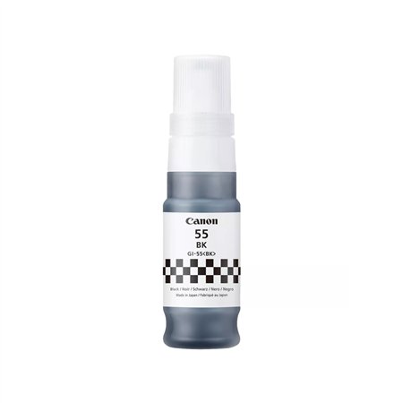 Tinteiro Canon GI-55BK Preto 6292C001 70ml 3000 Pág.