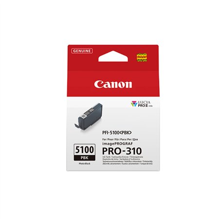 Tinteiro Canon PFI-5100 Preto Foto 6952C001