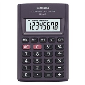 Calculadora de Bolso Casio HL4A 8 Digitos