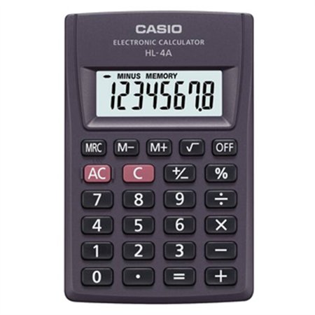 Calculadora de Bolso Casio HL4A 8 Digitos