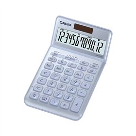 Calculadora Secretária Casio JW200SCBU Azul Claro 12 Dígitos