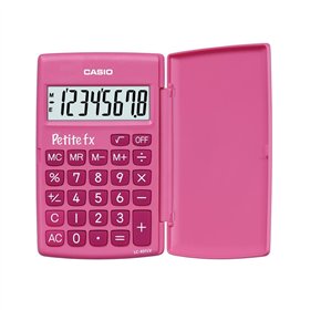 Calculadora de Bolso Casio LC401LV Rosa 8 Digitos