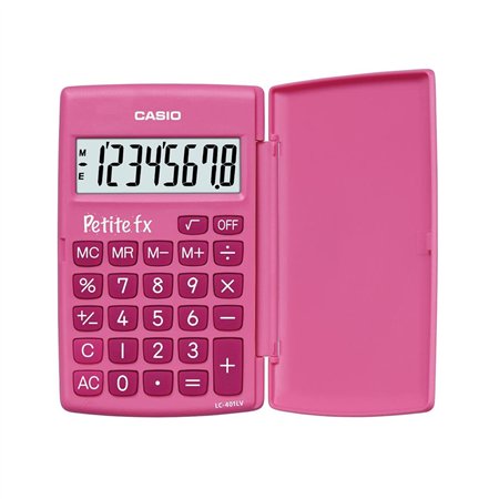 Calculadora de Bolso Casio LC401LV Rosa 8 Digitos