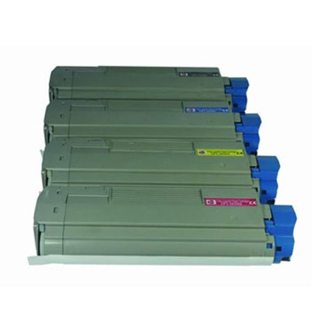 Toner Compatível para OKI C5800/C5900 Amarelo 6000 Pág.