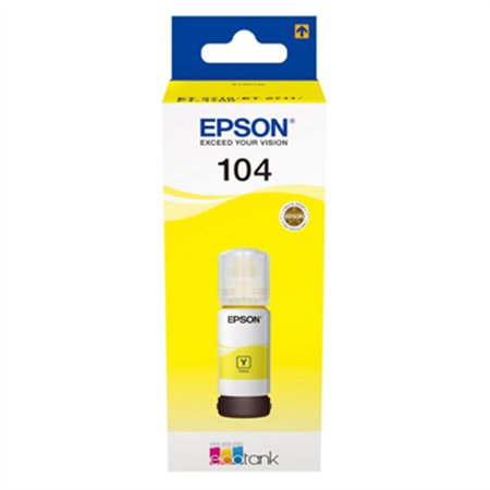 Tinteiro Epson 104 Amarelo C13T00P440 70ml 7500 Pág.