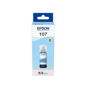 Tinteiro Epson 107 Azul Claro C13T09B540 70ml 7200 Pág.