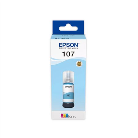 Tinteiro Epson 107 Azul Claro C13T09B540 70ml 7200 Pág.