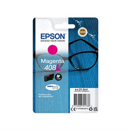 Tinteiro Epson 408L Magenta C13T09K34010 21.6ml 1700 Pág.