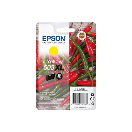 Tinteiro Epson 503XL Amarelo C13T09R44010 6,4ml 470 Pág.