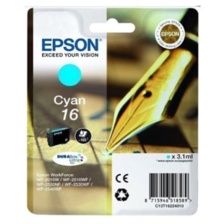 Tinteiro Epson 16 Azul C13T16224010 3,1ml