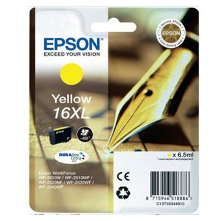 Tinteiro Epson 16XL Amarelo C13T16344010 6,5ml