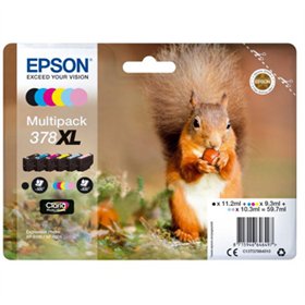 Pack Tinteiros Epson 378XL 6 Cores C13T37984010
