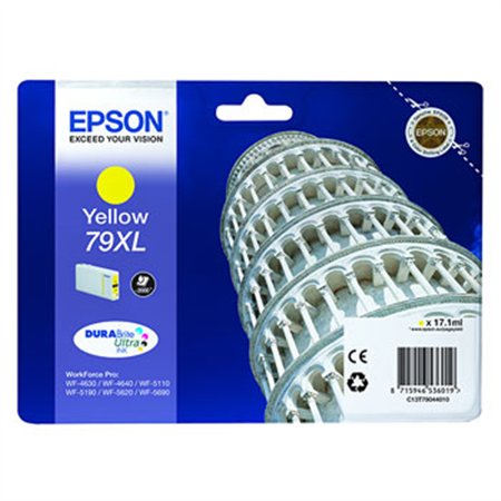Tinteiro Epson 79XL Amarelo C13T79044010 17,1ml 2000 Pág.