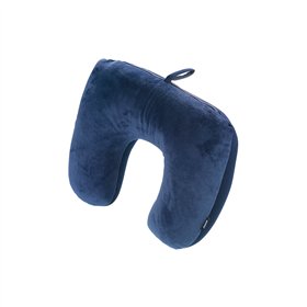 Almofada Viagem 2 em 1 Microbead Azul