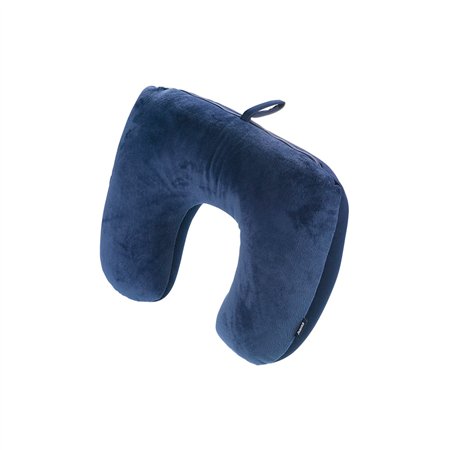 Almofada Viagem 2 em 1 Microbead Azul