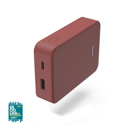 Powerbank 10000mAh PowerPack Color 10 Vermelho