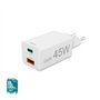 Carregador USB-C+ USB-A PD/QC/GaN 45W Rápido Branco
