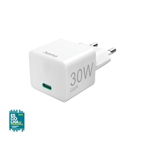 Carregador USB-C PD/QC/GaN 30W Rápido Mini-charger Branco