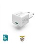 Carregador USB-C PD/QC 25W Rápido Benfica Branco