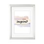 Moldura Plástico 10x15cm Madrid Branco