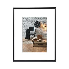 Moldura Plástico 29,7x42cm Sevilla Preto
