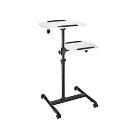 Mesa Apoio Apresentação 42x50/40x35cm 2 Niveis c/Rodas