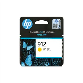 Tinteiro HP 912 Amarelo 3YL79A 3ml 315 Pág.
