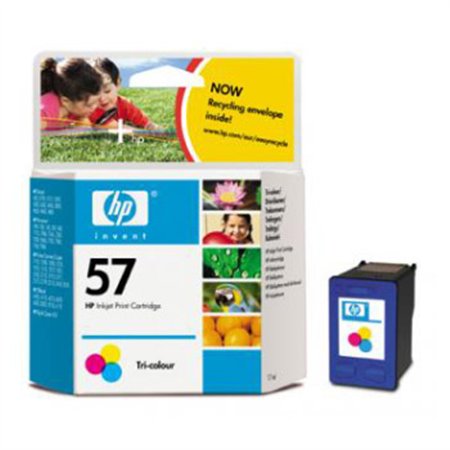 Tinteiro HP 57 Cor C6657A 17ml 500 Pág.
