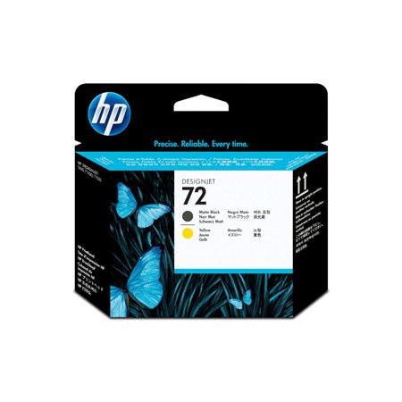 Cabeça Impressão HP 72 Preto Matte/Amarelo C9384A