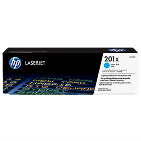 Toner HP 201X Azul CF401X 2300 Pág.