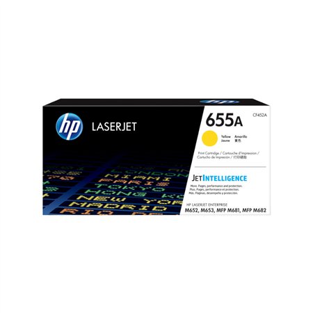 Toner HP 655A Amarelo CF452A 10500 Pág.
