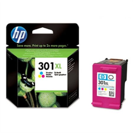 Tinteiro HP 301XL Cor CH564EE 6ml 330 Pág.