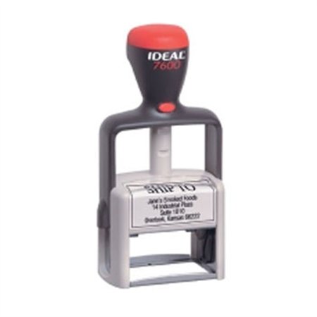 Carimbo 57x34mm Autotintavel Ideal Mod 7600
