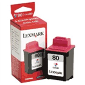 Tinteiro LEXMARK 80 Cor 12A1980 12ml 275 Pág.
