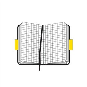 Bloco Notas de Bolso Quadri. Moleskine Clássico Vermelho