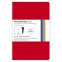 Volant de Bolso Pautado Moleskine Vermelho 2un