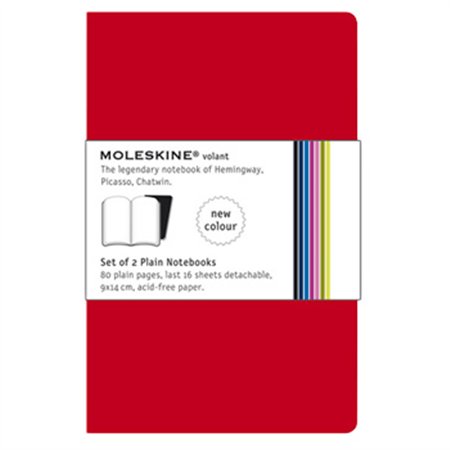 Volant de Bolso Liso Moleskine Vermelho 2un