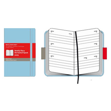Volant de Endereços de Bolso Moleskine Azul