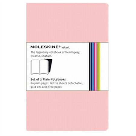 Volant Liso Moleskine Rosa 2un