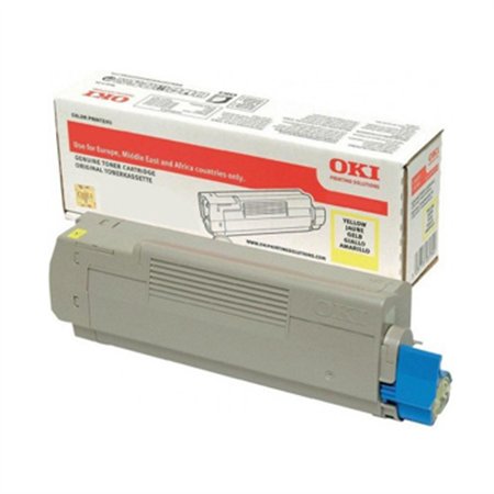 Toner OKI Amarelo 46490605 6000 Pág.