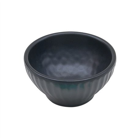 Molheira 08x4cm Melamina Redonda AQUA BLACK 1un