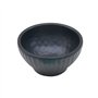 Molheira 08x4cm Melamina Redonda AQUA BLACK 1un