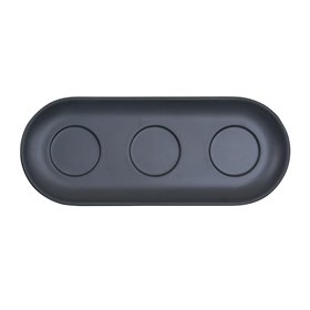 Travessa Molheiras 27x11x1.75cm Melamina AQUA BLACK 1un