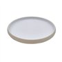 Prato 22x2.5cm Melamina Redondo MICHELIN SAND/WHITE 1un