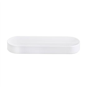Prato 30x9x3cm Melamina Oval ESSENTIA Branco 1un