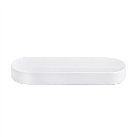 Prato 30x9x3cm Melamina Oval ESSENTIA Branco 1un