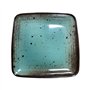 Prato 26.6x26.6x2.5cm Melamina Quadrado TERRACOTA Azul 1un
