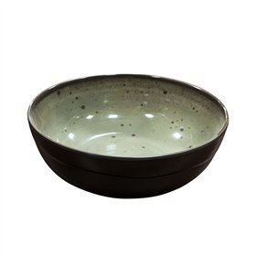 Tigela 19x7.2cm Melamina Redonda TERRACOTA Cinzento 1un